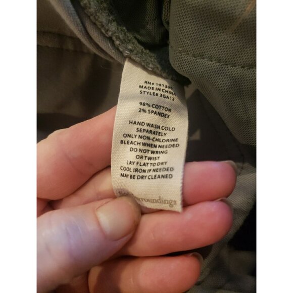 Soft Surroundings Velour Jeans Women M Gray Stretch Cotton Blend Sz 6P 30x35.5 - Picture 9 of 9